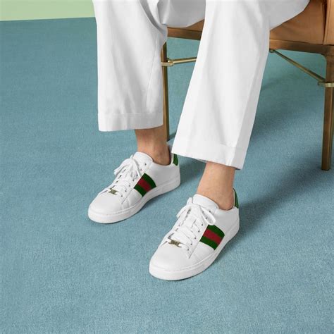 ace gucci signature sneaker white|Gucci ace sneakers price increase.